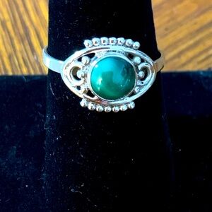 Elegant Sterling Silver stone Ring